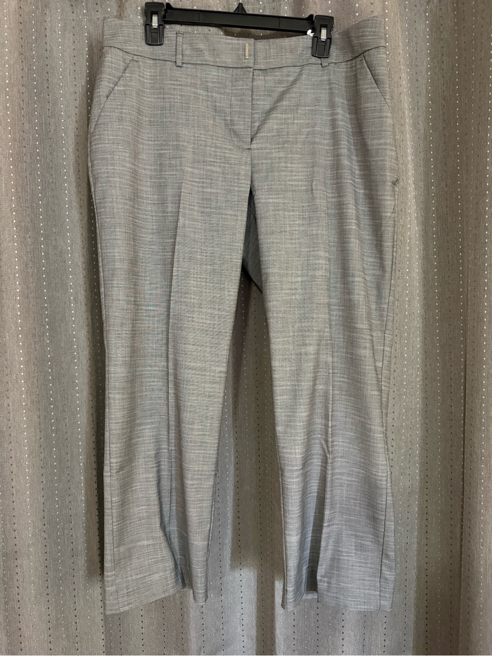 Apt. 9 Torie Gray Dress Pants Size 14 Straight Leg Career Work Trousers